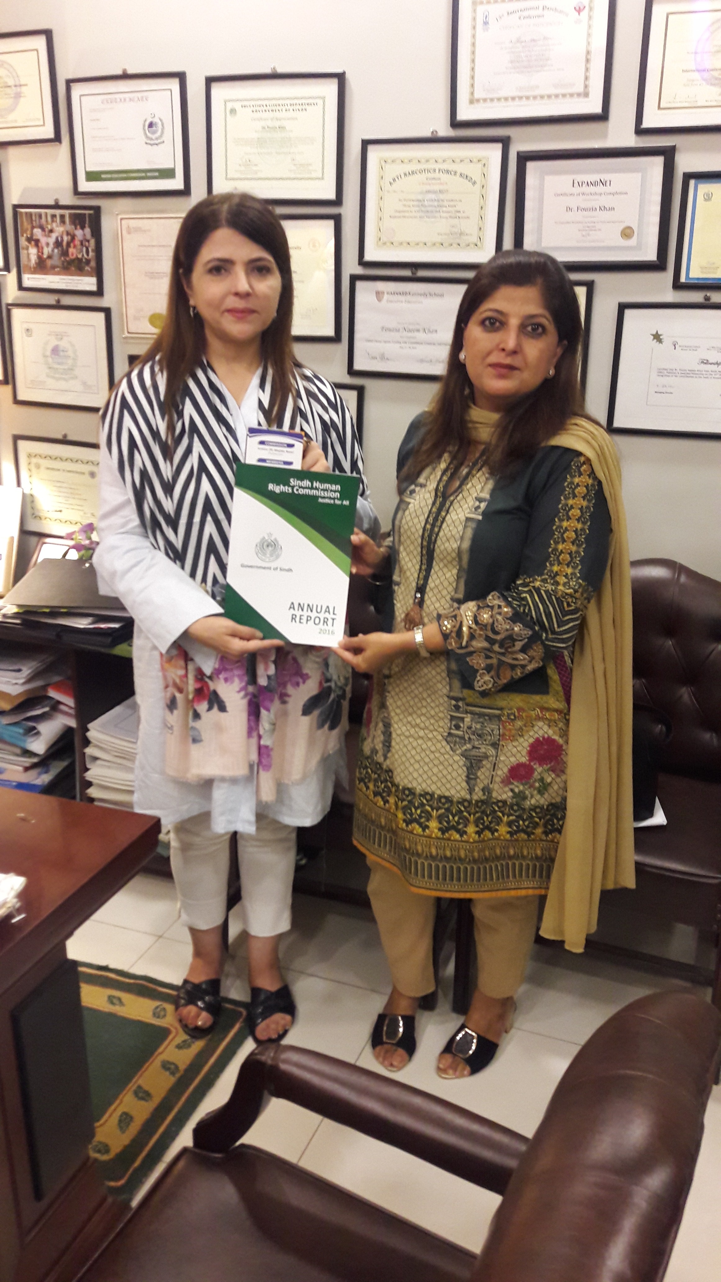 Meeting with Ms. Fouzia Khan, Chief Advisory, Additional Secretary,  School Education & Literacy Department